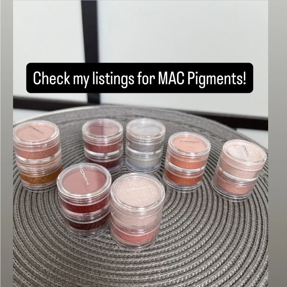BUNDLE Mac Pigment Duo Surf the Ocean Crushed Metallic Illamasqua Cream Pigment
